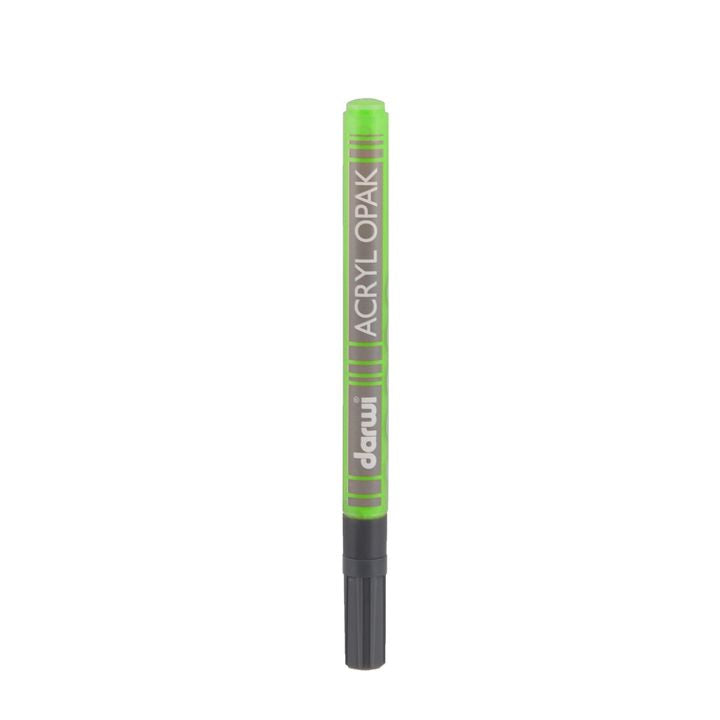 ACRYL akrylová univerzální fixa tenká 3ml / 0.8mm – Světlá zelená