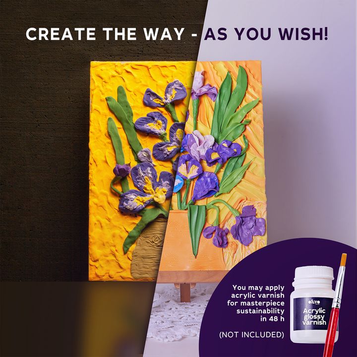 OKTO kreativní 3D sada "Iris" 30 x 40 cm