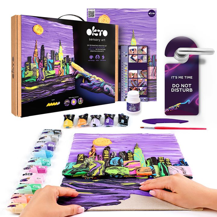 OKTO Kreativní 3D sada "Skyline New York" 30 x 40 cm