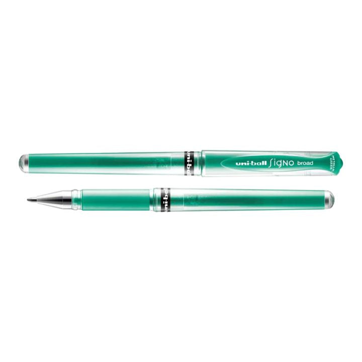 UNI SIGNO UM-153 gelové pero 1,0 mm – kovově zelená