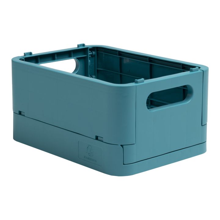 SKANDI Recycled PP MINI Skládací úložný box – petrolej