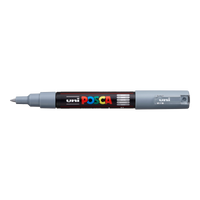 Značka UNI POSCA PC-1M 0.7 - 1 mm – sivá (37)