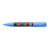 Značka UNI POSCA PC-1M 0.7 - 1 mm – nebesky modrá (48)