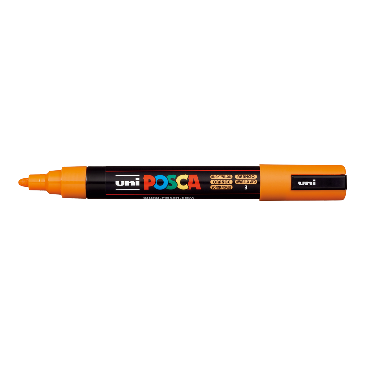 Posca popisovač PC-5M, 1,8 - 2,5 mm, jasně žlutá (3)