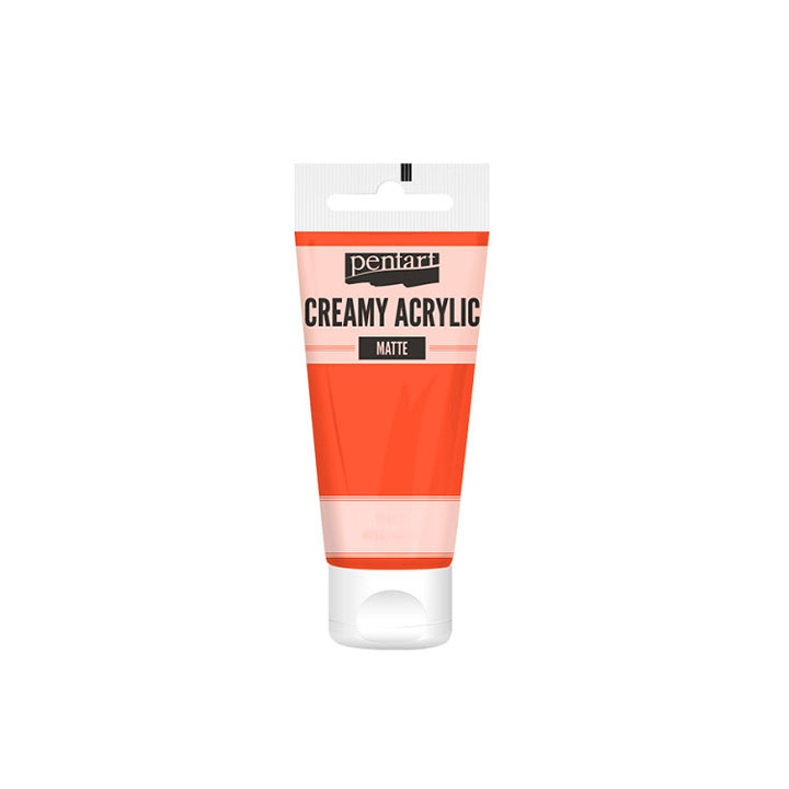 Krémová akrylová barva matná Pentart 60 ml