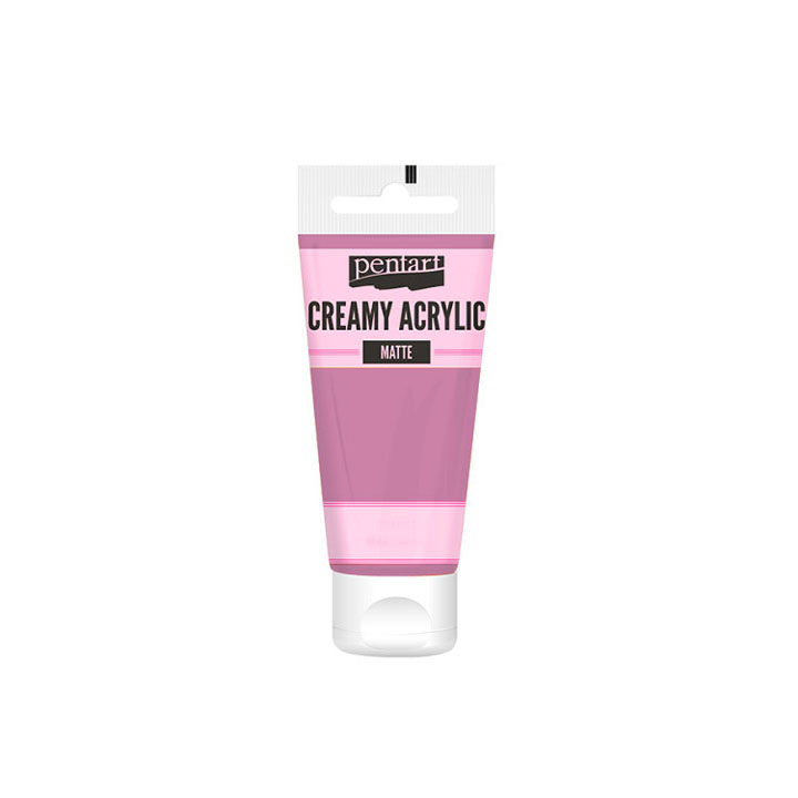 Krémová akrylová barva matná Pentart 60 ml