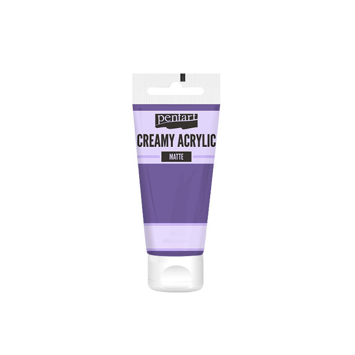 Krémová akrylová barva matná Pentart 60 ml