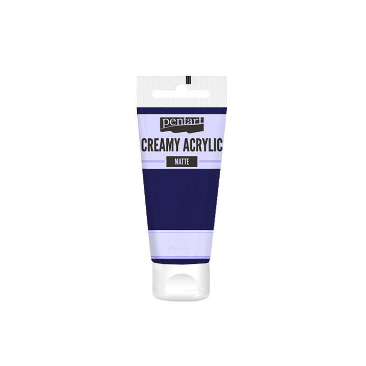 Krémová akrylová barva matná Pentart 60 ml