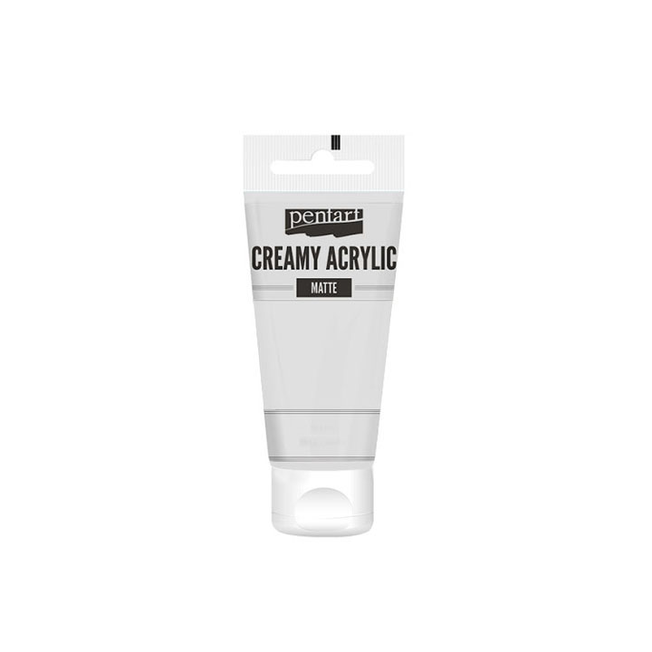 Krémová akrylová barva matná Pentart 60 ml