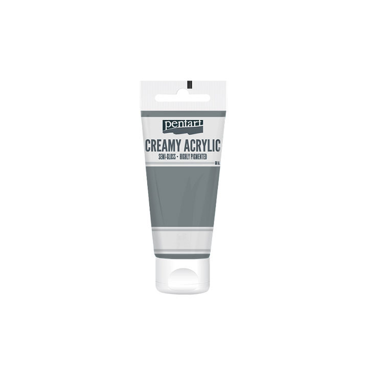 Krémová akrylová barva pololesklá Pentart 60 ml