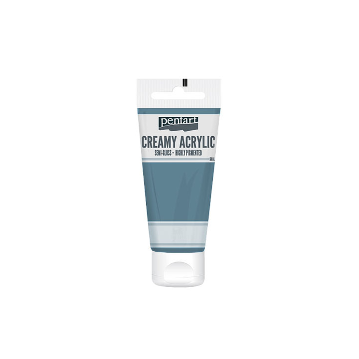 Krémová akrylová barva pololesklá Pentart 60 ml