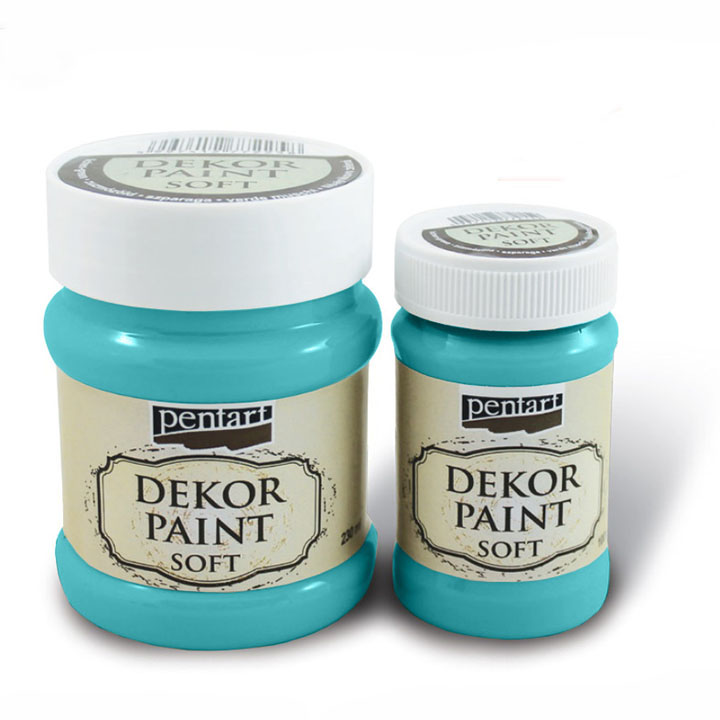 Jemná dekorační barva 100 ml – turguoise-blue