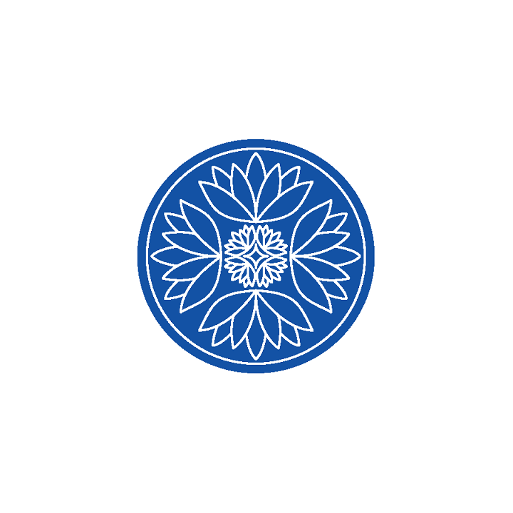 Kulatá dřevěná mandala – vzor 6