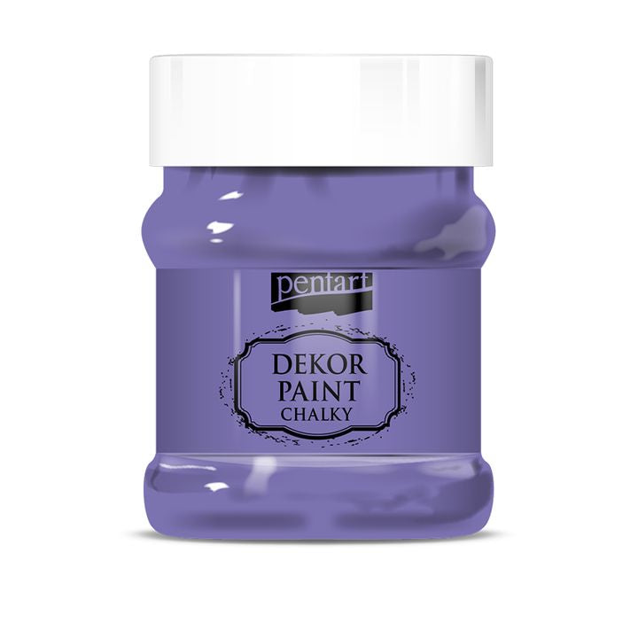 Dekorační křídová barva Chalky Pentart - 230 ml – Fialová