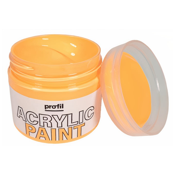 Akrylové barvy Acrylic Paint 50 ml - Profil – fluo oranžová