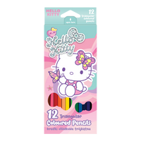 Trojhranné pastelky Colorino Hello Kitty - 12 barev