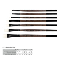 ROSA MOON 1203F syntetický plochý kartáč