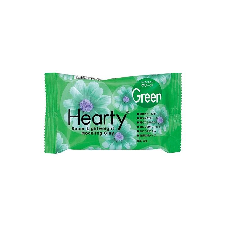 Ultralehký samotvrdnoucí jíl Hearty Padico 50 g – Zelená