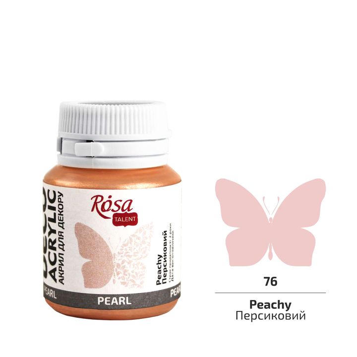 ROSA TALENT Perleťová akrylová dekorativní barva 20 ml
