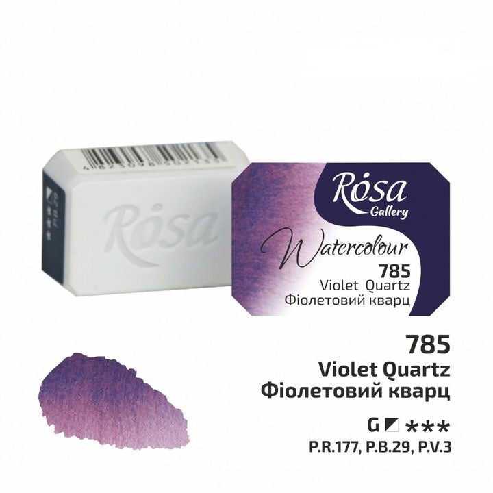 Akvarelové barvy Rosa Gallery pánvička 2.5 ml – 785 Fialový křemen