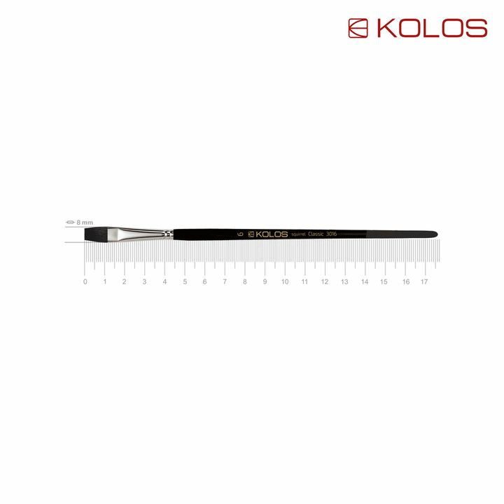 Kartáč na vlasy Kolos Classic 3016 Flat Squirrel