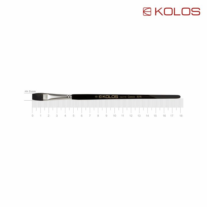 Kartáč na vlasy Kolos Classic 3016 Flat Squirrel