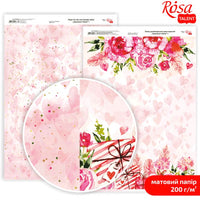 Scrapbookingové papíry Love Mood A4