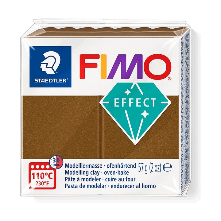 FIMO Effect Polymer Clay 57g – Starožitná bronzová metalíza