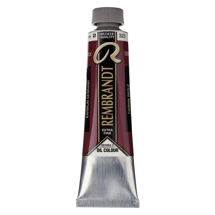 Olejová barva Rembrandt 40 ml – Spálená karmínová