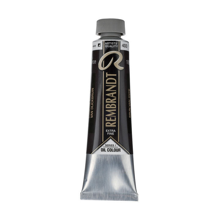 Olejová barva Rembrandt 40 ml – Vandyke Brown