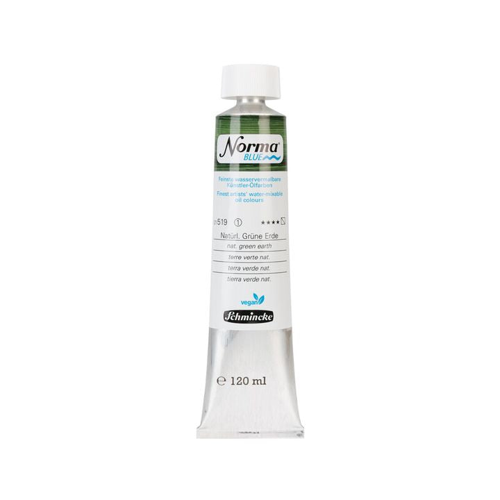Schmincke Norma modré olejové barvy 120 ml – 519 nat. zelená země