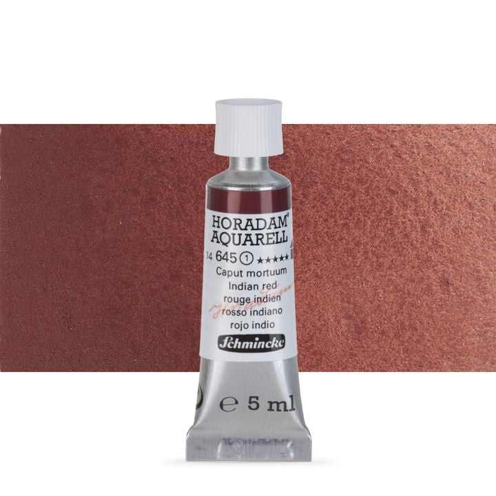 Schmincke Horadam akvarelové barvy v tubě 5 ml – 645 Indian red