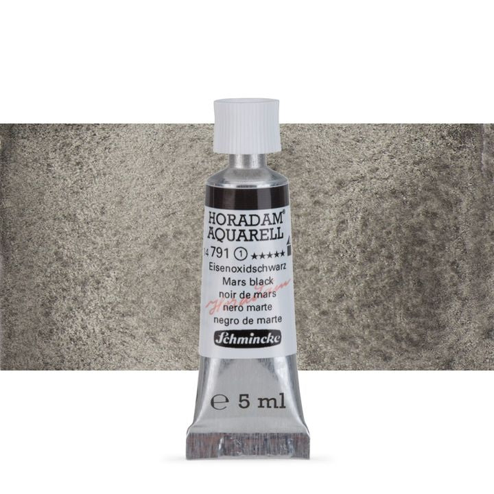 Schmincke Horadam akvarelové barvy v tubě 5 ml – 791 Mars black
