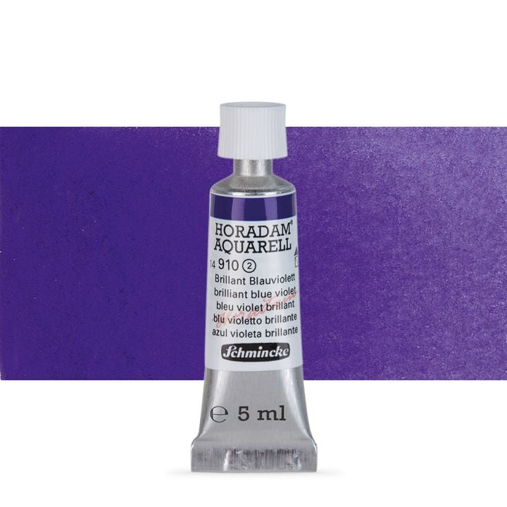 Schmincke Horadam akvarelové barvy v tubě 5 ml – 910 brilliant fialovomodrá