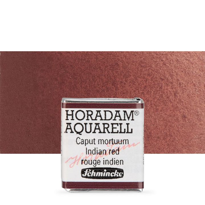 Schmincke Horadam akvarelové barvy v poloviční pánvičce – 645 Indian red
