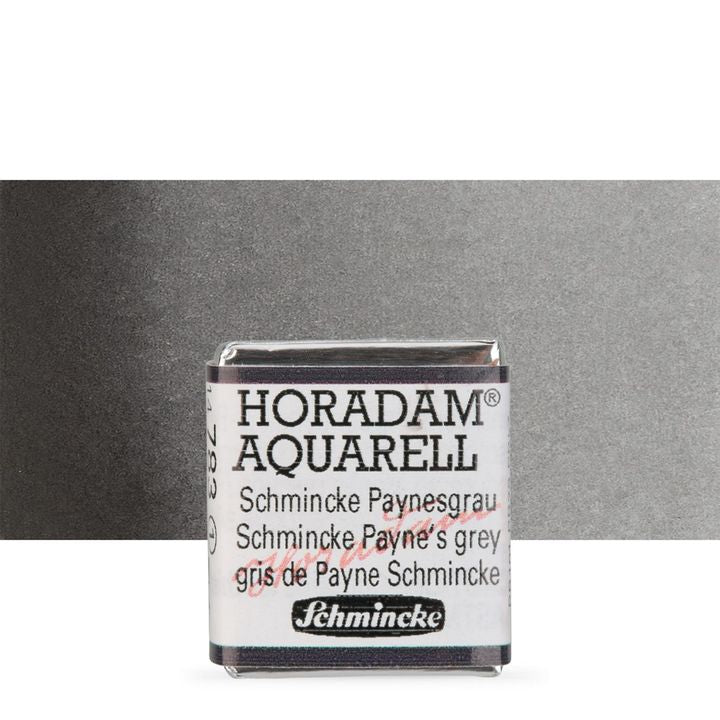 Schmincke Horadam akvarelové barvy v poloviční pánvičce – 783 Schmincke Paynes grey