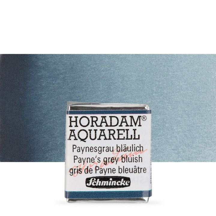 Schmincke Horadam akvarelové barvy v poloviční pánvičce – 787 Paynes grey bluish