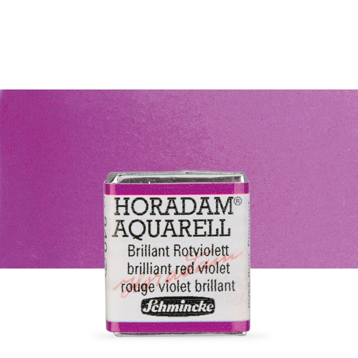 Schmincke Horadam akvarelové barvy v poloviční pánvičce – 940 brilliant red violet