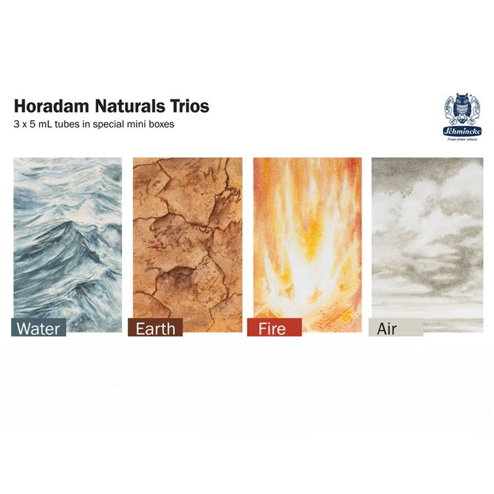 Sada akvarelů Trio Water HORADAM Naturals