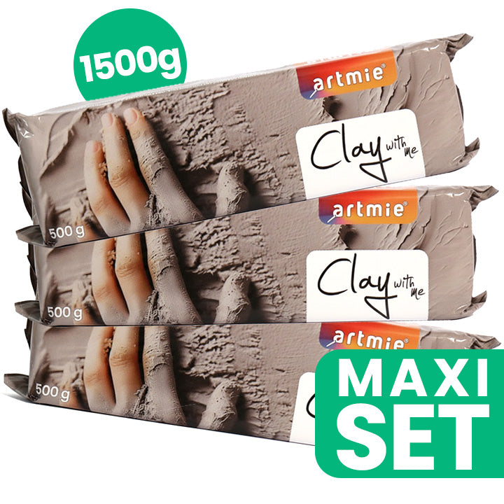 ARTMIE Clay with me Sada modelovací hmoty 3x500g