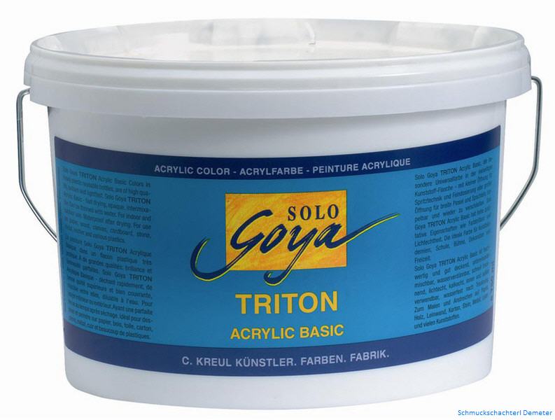 Akrylová barva Solo Goya TRITON 2500 ml – Titanová bílá
