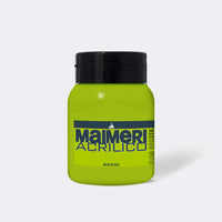 Akrylová barva Maimeri Acrilico 500 ml – Permanentní žlutozelená