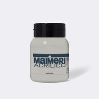 Akrylová barva Maimeri Acrilico 500 ml – Stříbrná