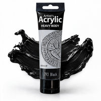Akrylová barva Phoenix Heavy Body 100 ml | různé barvy – černý / 793