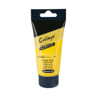 Akrylová barva Schmincke College Acrylic 75 ml – 220 College žlutá