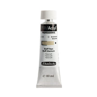 Akrylová barva Schmincke PRIMAcryl Professional 60 ml – 106 Titanová žluť lněná (Buff titanium)