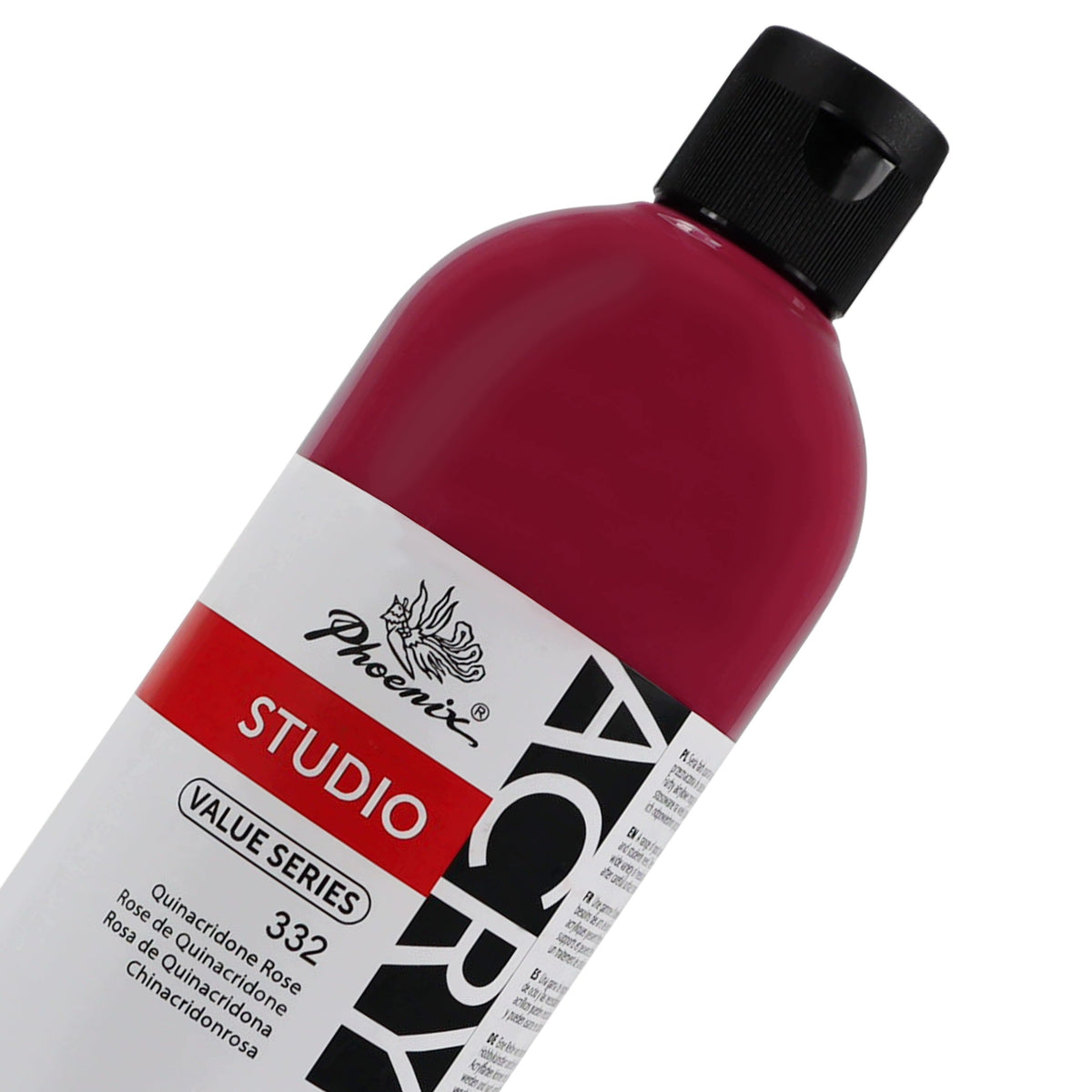 Akrylová barva Phoenix 332 Quinacridone Rose 500 ml