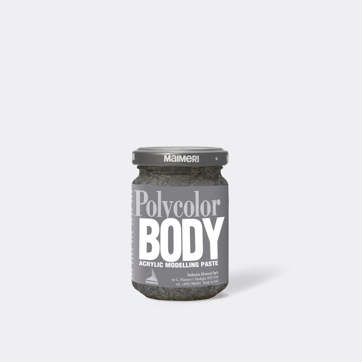 Akrylová modelovací pasta MAIMERI Body 140 ml – stříbrná