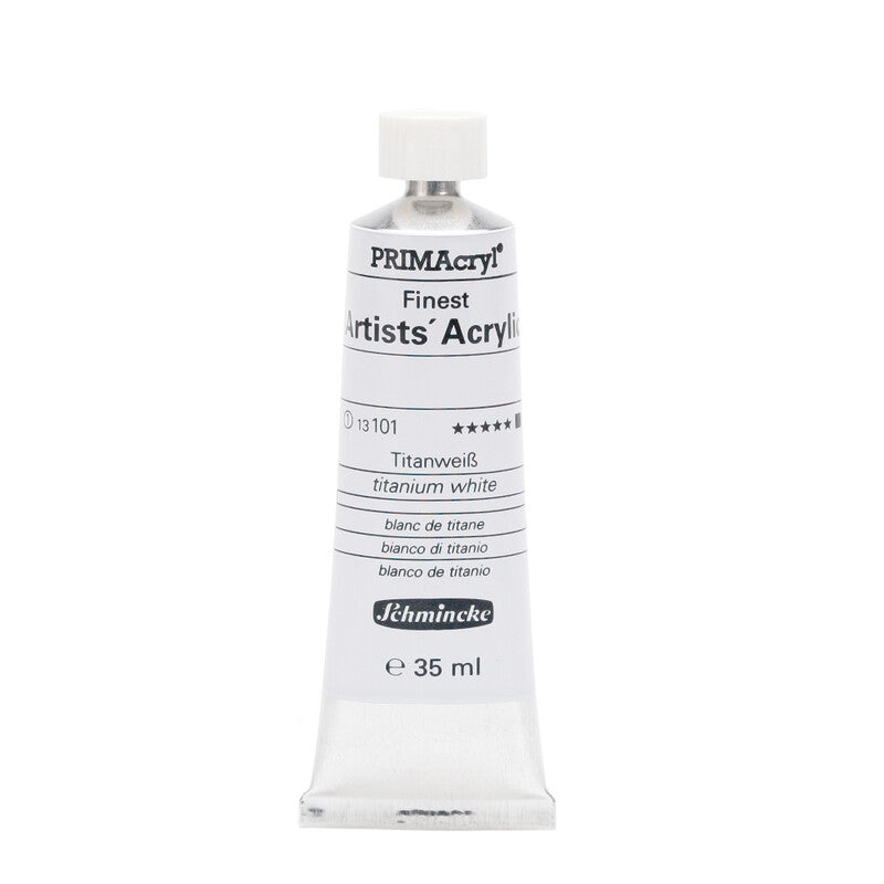 Akrylové barvy Schmincke PRIMAcryl Professional 35 ml – 101 Titanová bílá