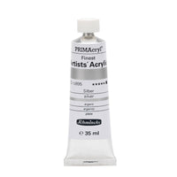 Akrylové barvy Schmincke PRIMAcryl Professional 35 ml – 895 Stříbrná
